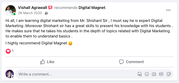 10 days digital marketing course by shishant mahato
